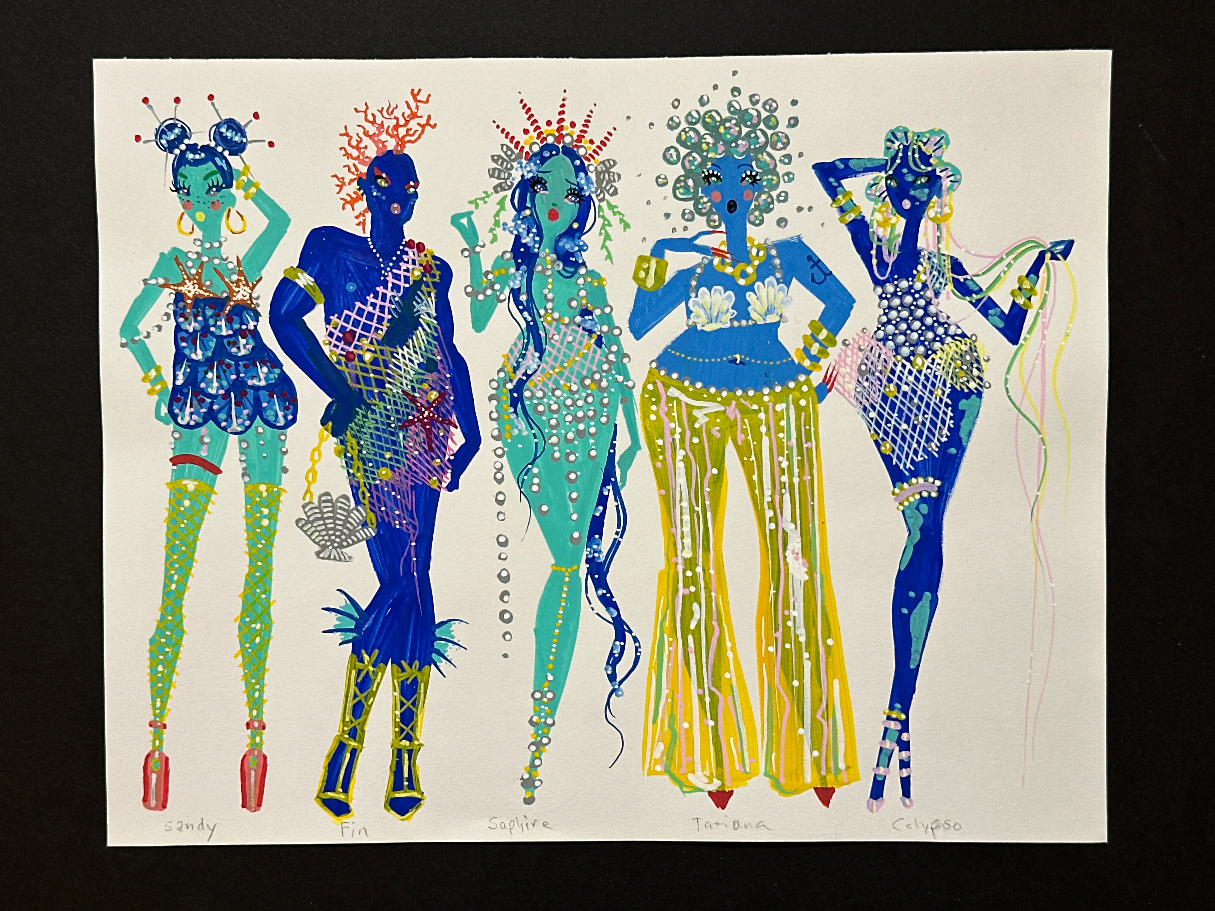 "Atlanteans" Original Illustration