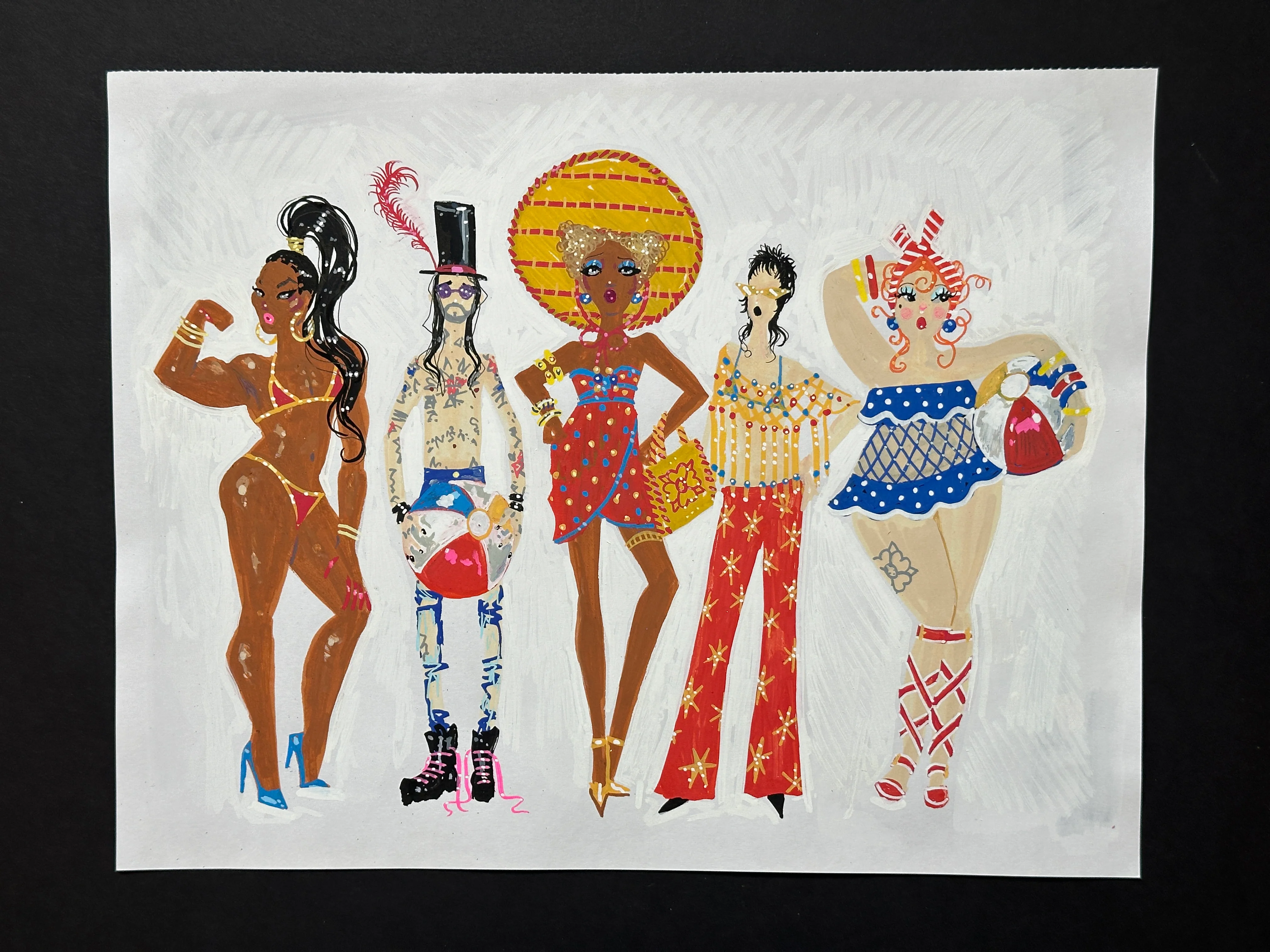 "Beach Day" Original Illustration