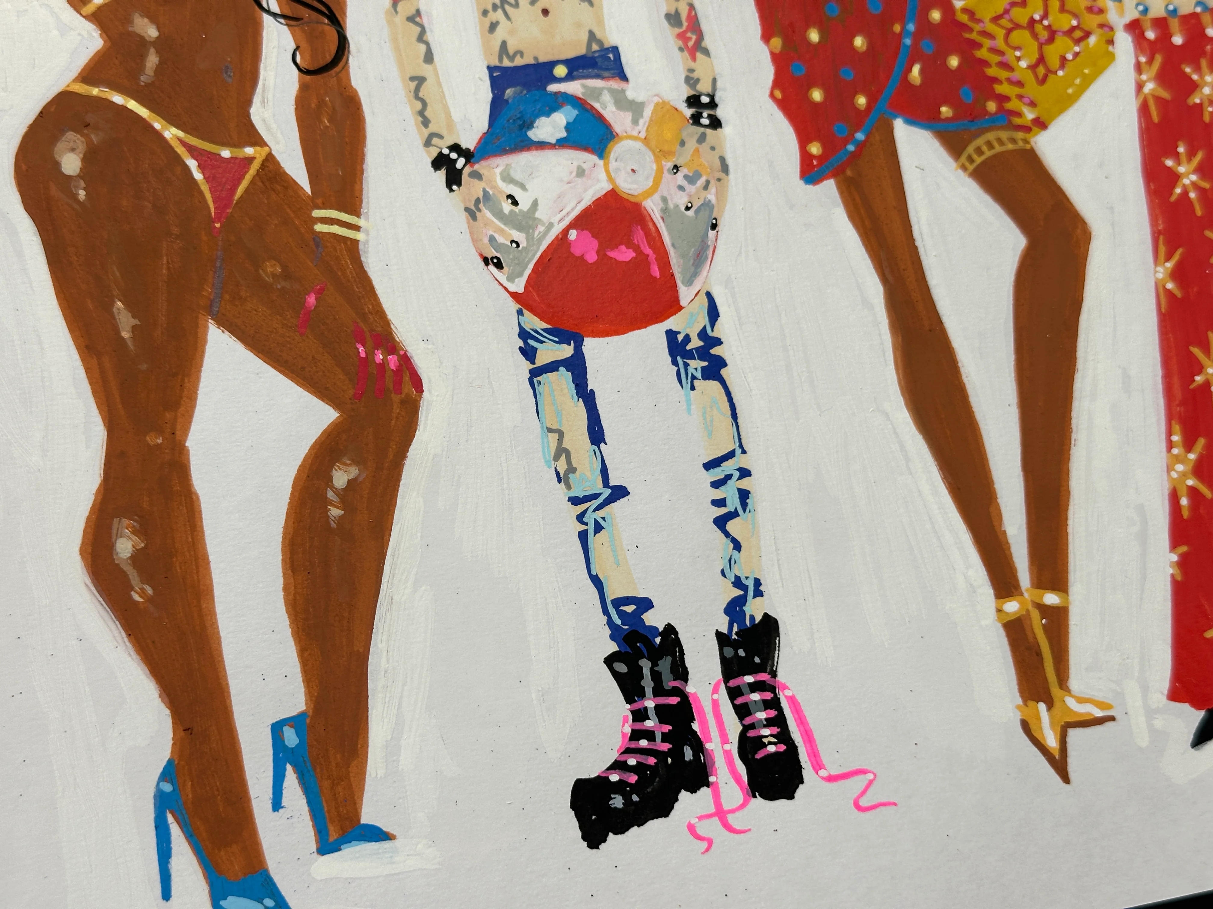 "Beach Day" Original Illustration - Image 6