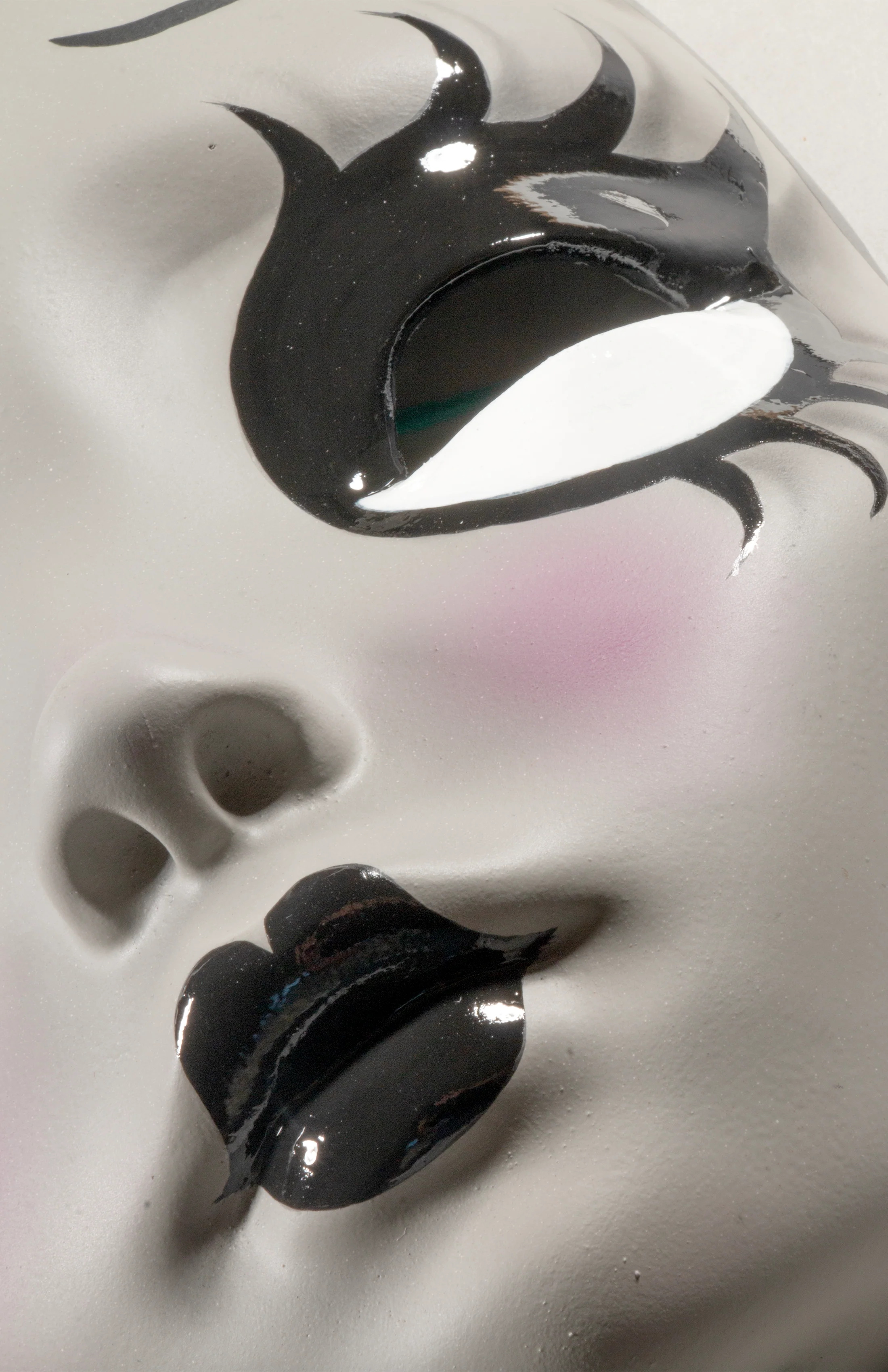 Grayscale "Boop" Art Mask #6 - Image 4