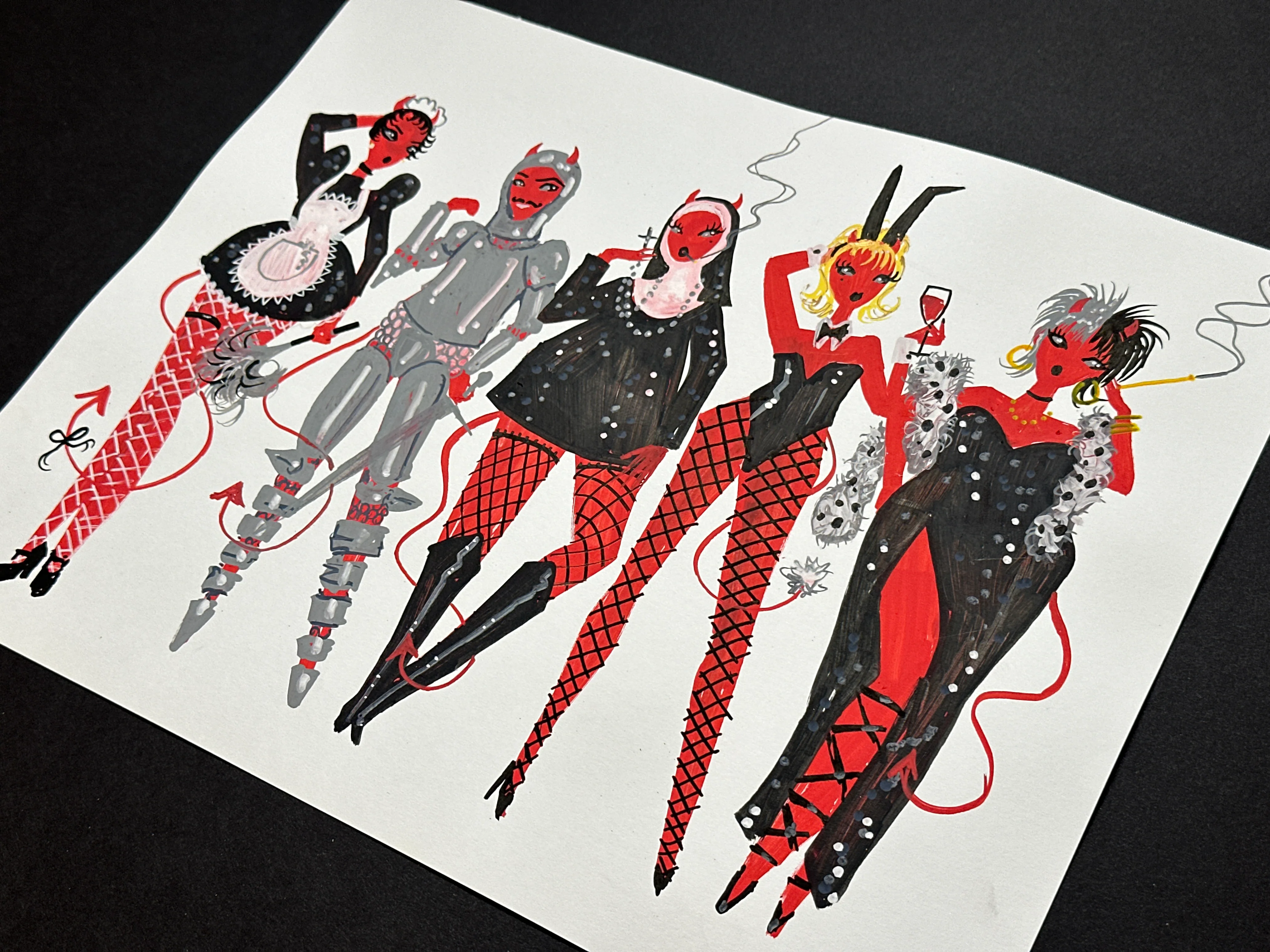 "Devilish" Original Illustration - Image 3