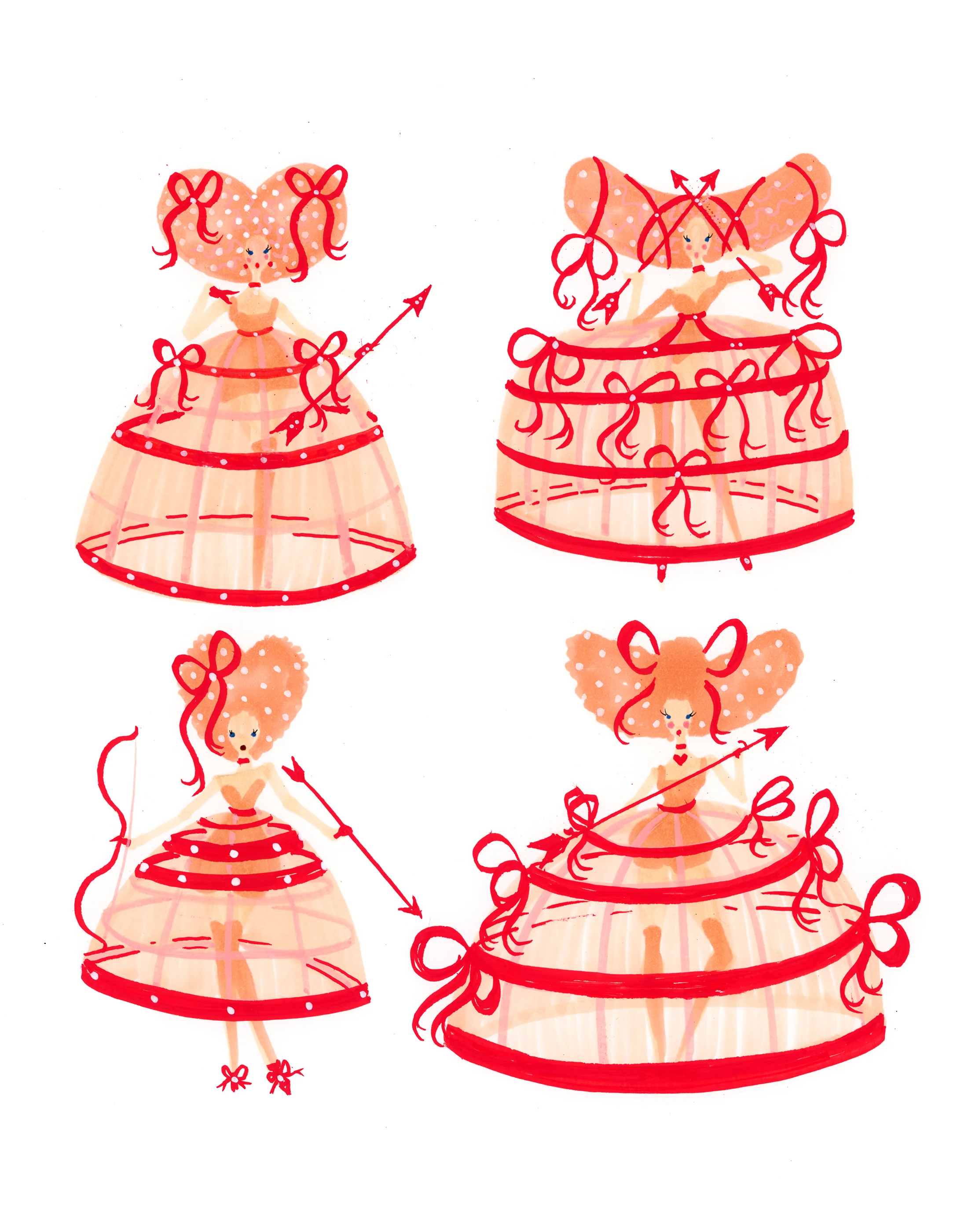 "Cherie Darling" Concepts (Framed)