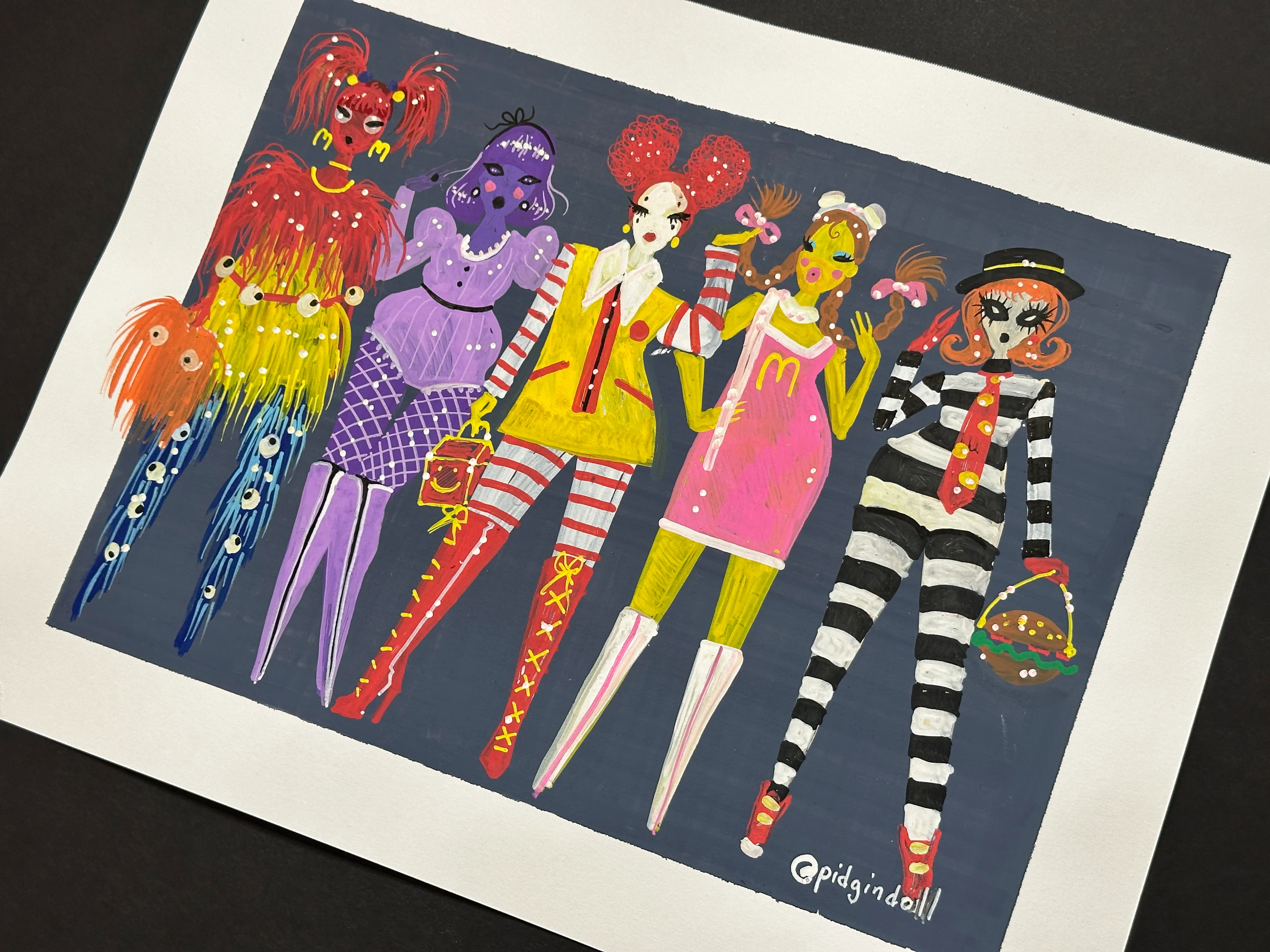 "Fast Food" Original Illustration - Image 8