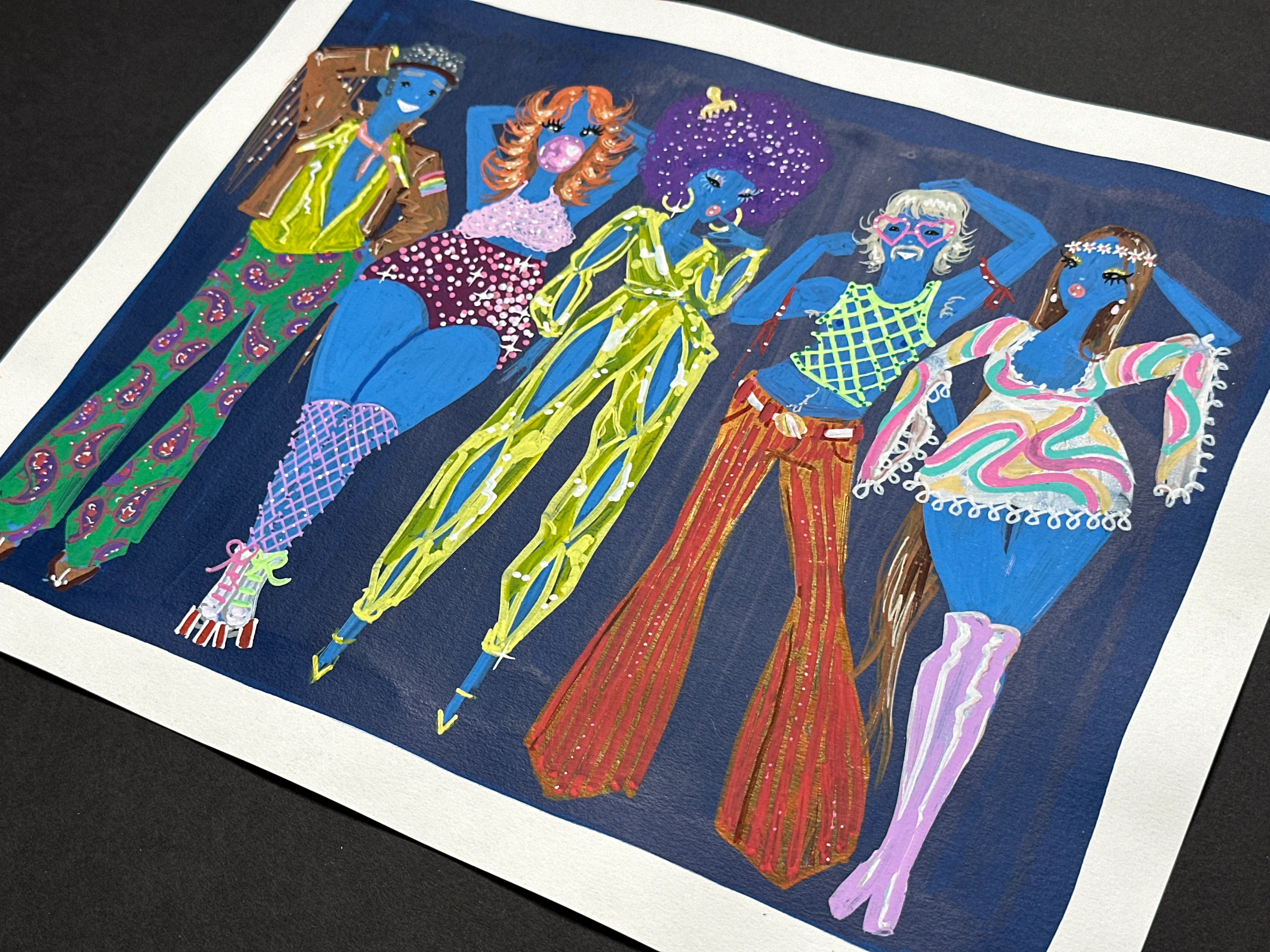 "Groovy" Original Illustration - Image 3