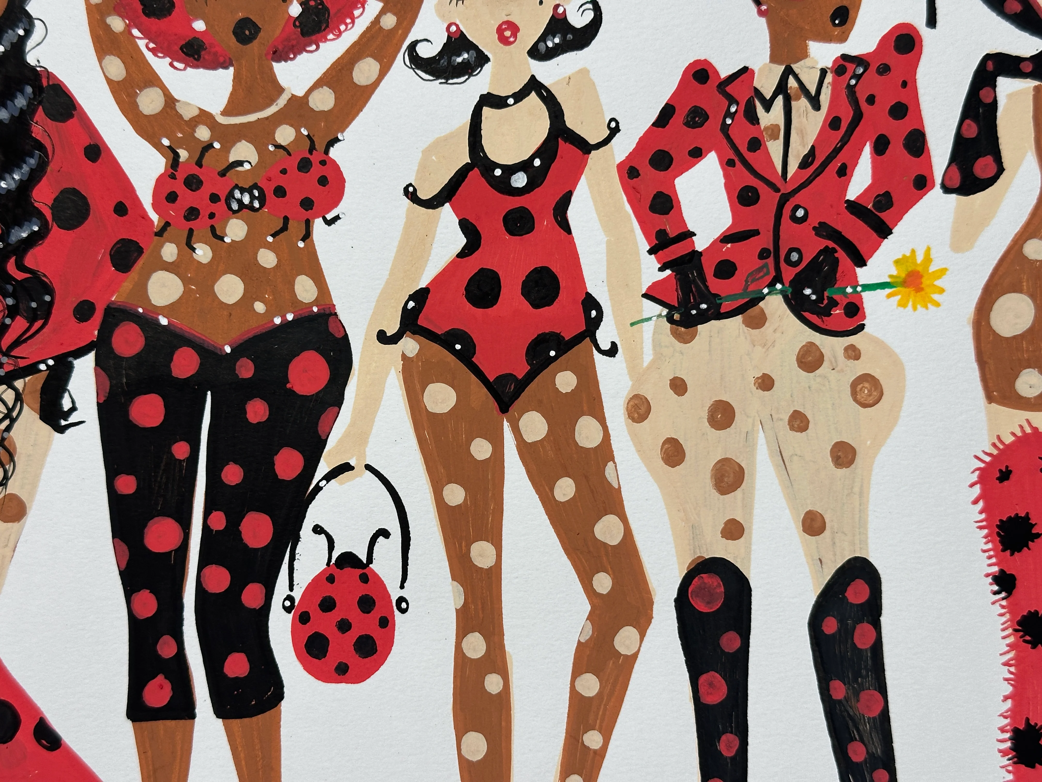 "Lady Bugs" Original Illustration - Image 6