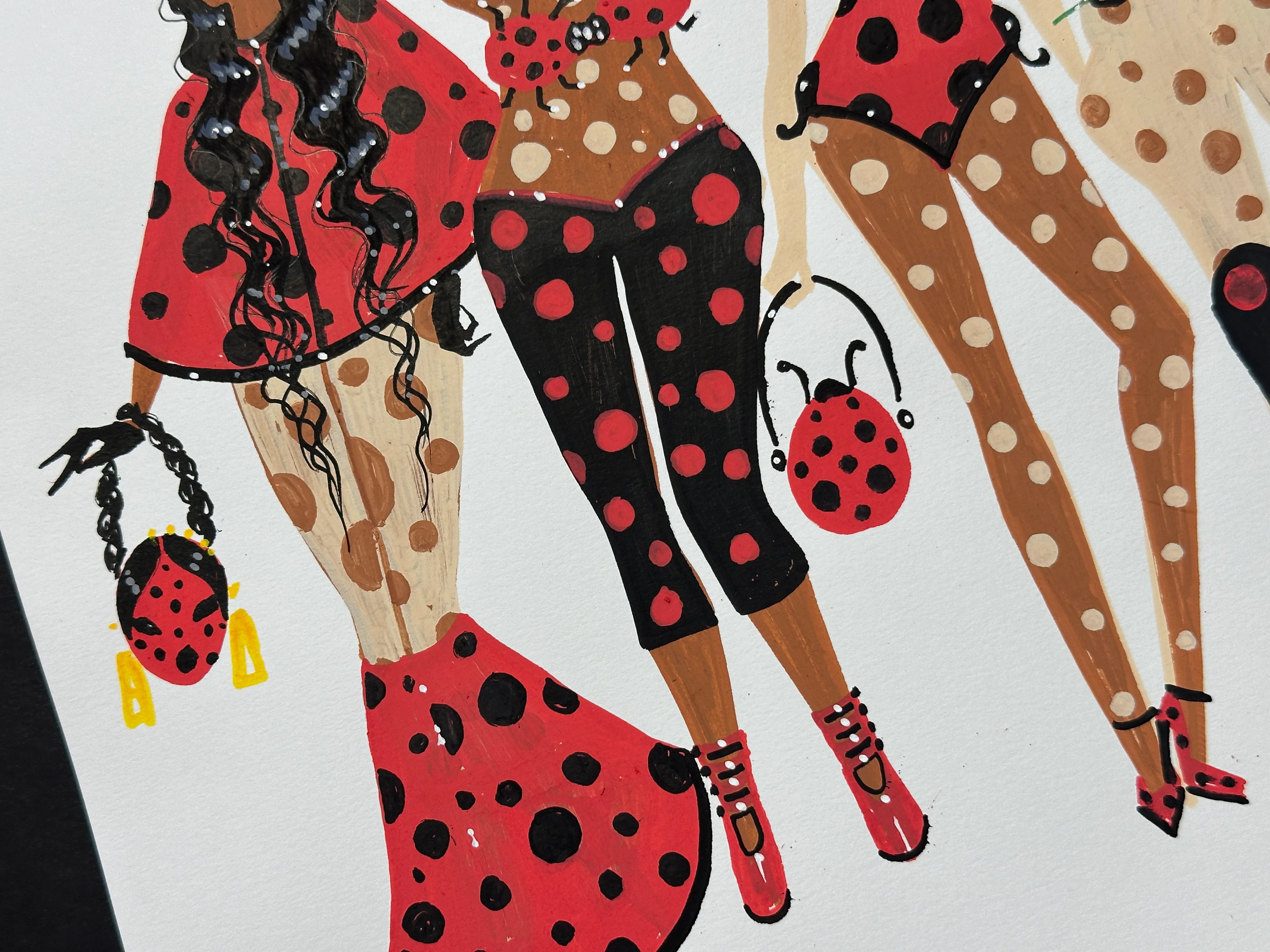 "Lady Bugs" Original Illustration - Image 7