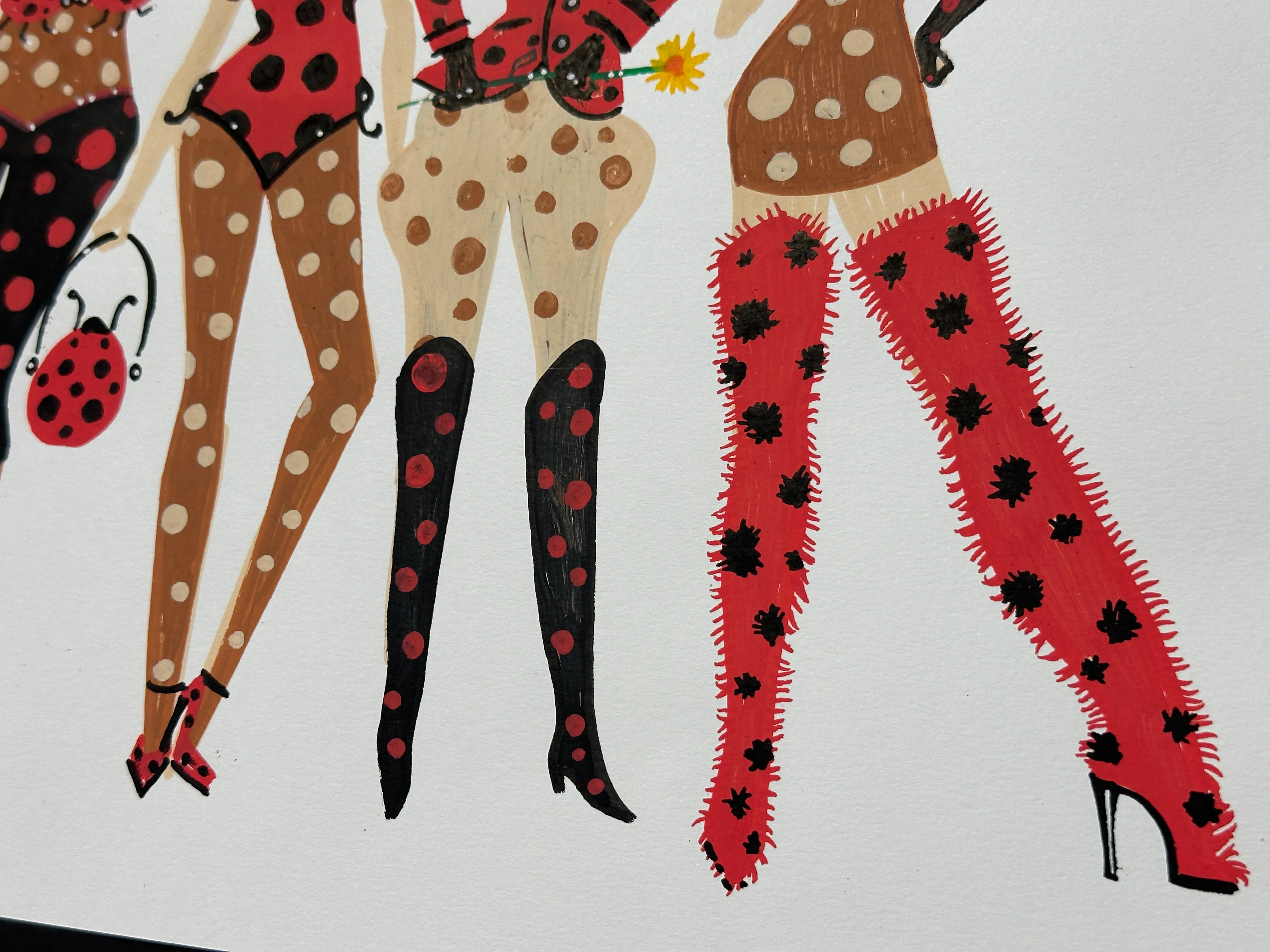 "Lady Bugs" Original Illustration - Image 8