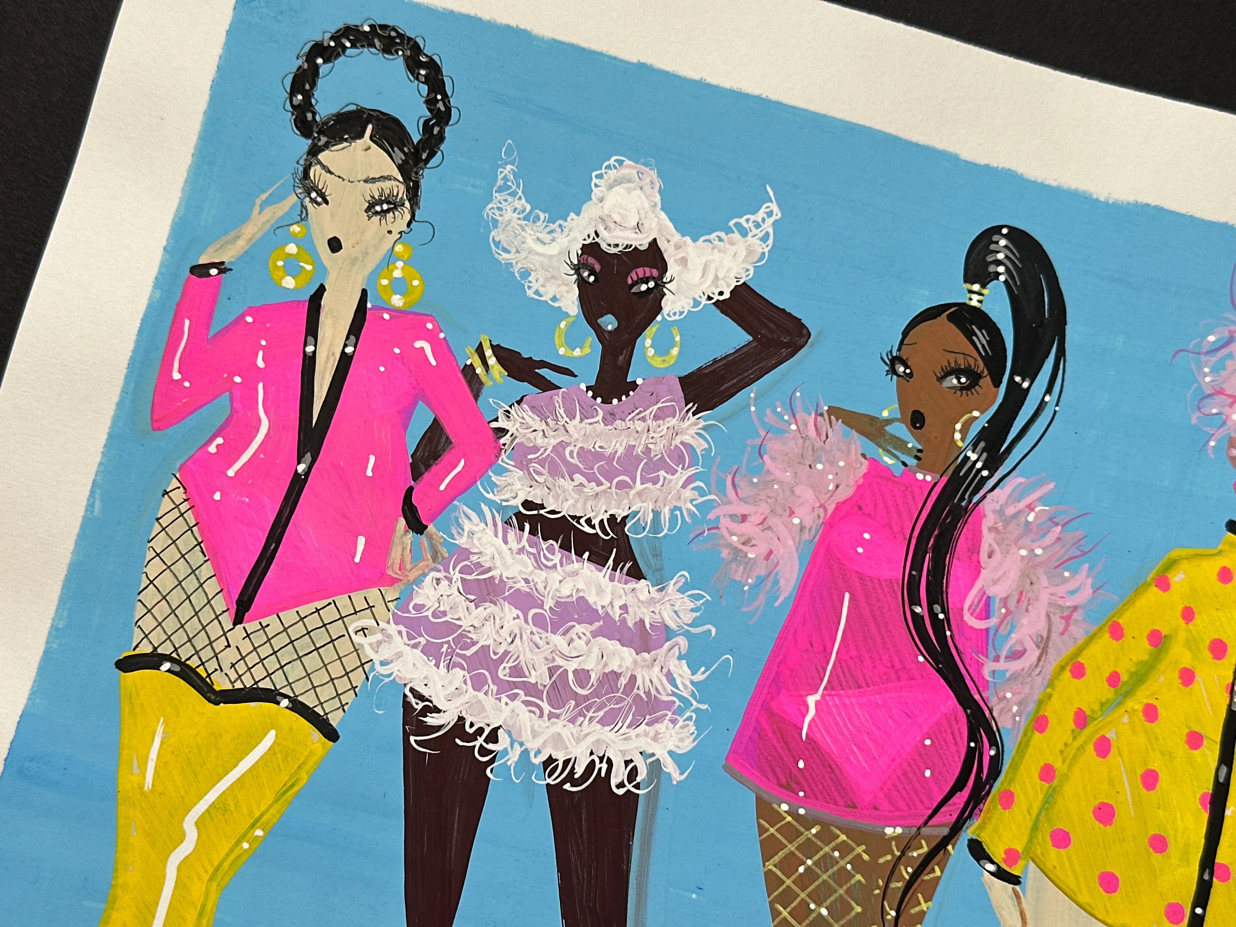 "Latex & Fur" Original Illustration - Image 2