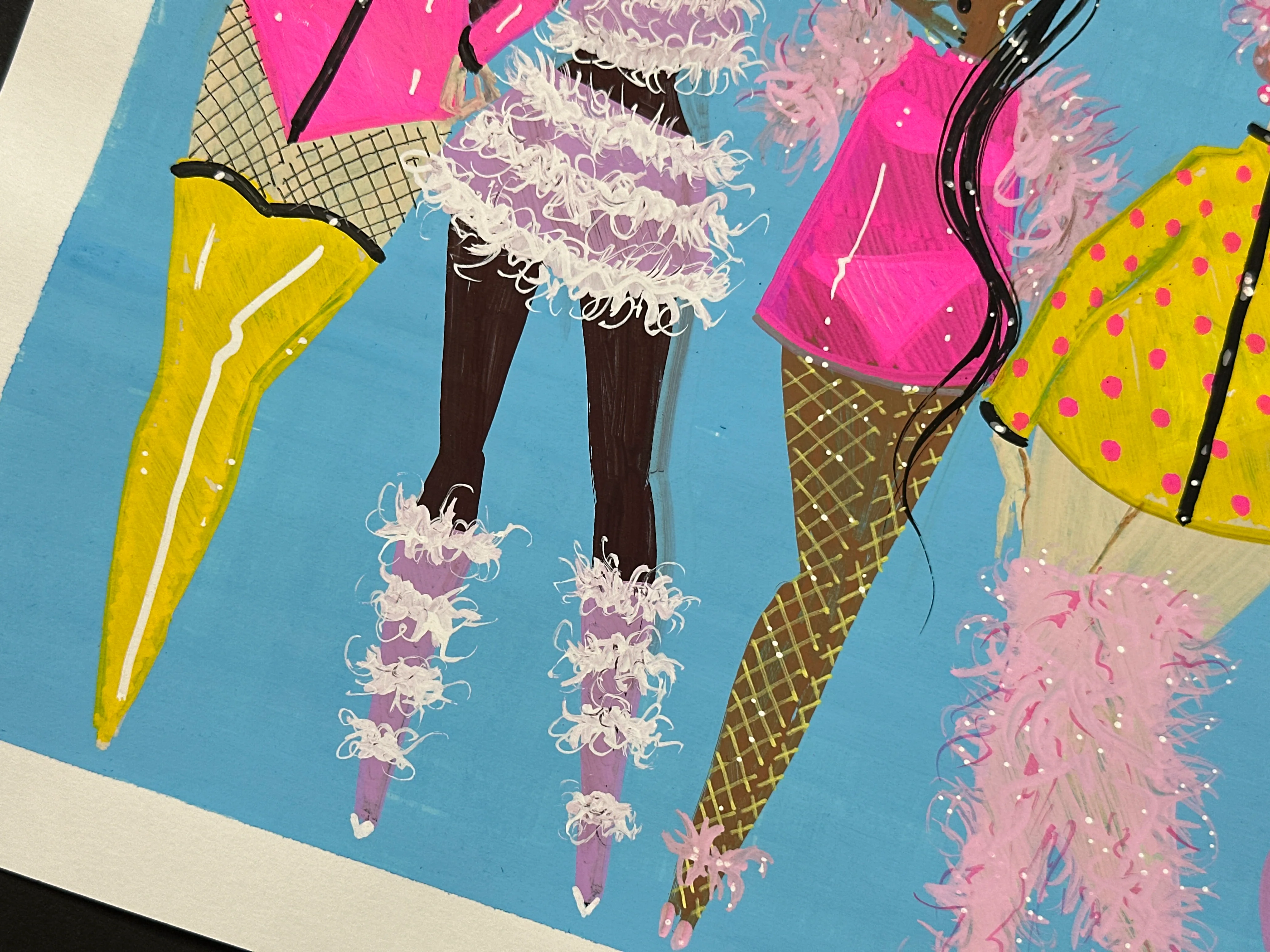 "Latex & Fur" Original Illustration - Image 4