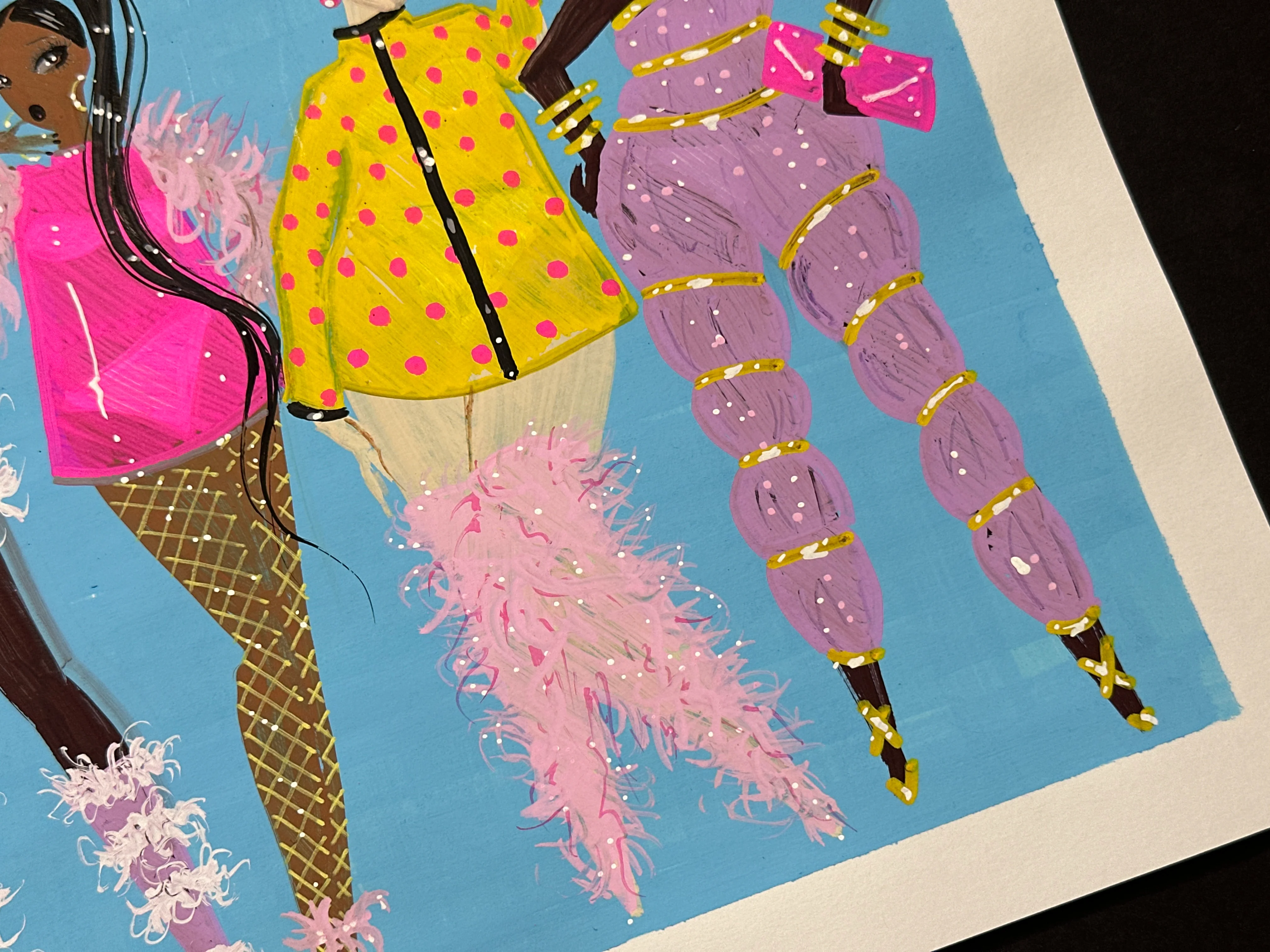 "Latex & Fur" Original Illustration - Image 5