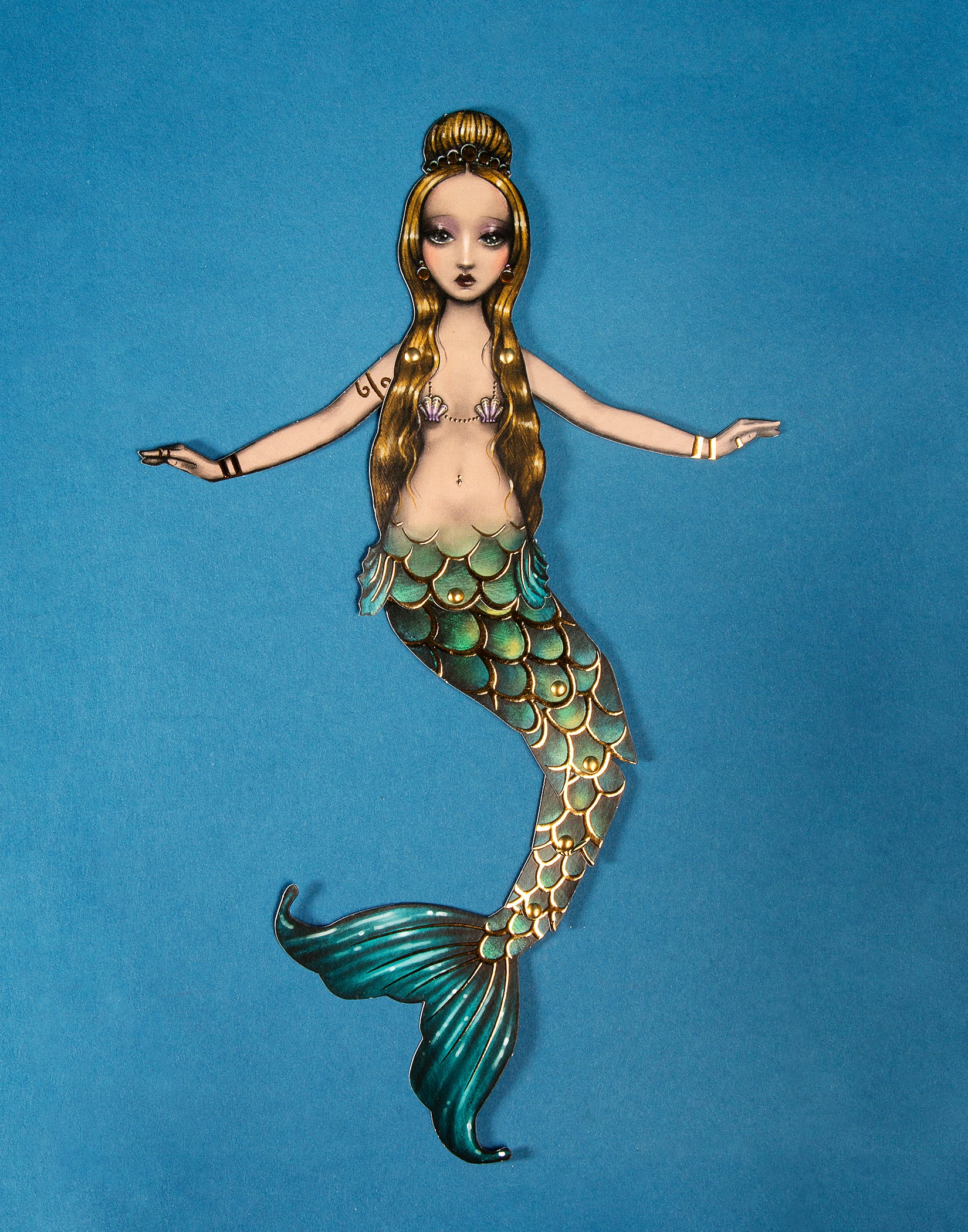 "The Mermaid Sisters" Paper Doll Kit - Image 8