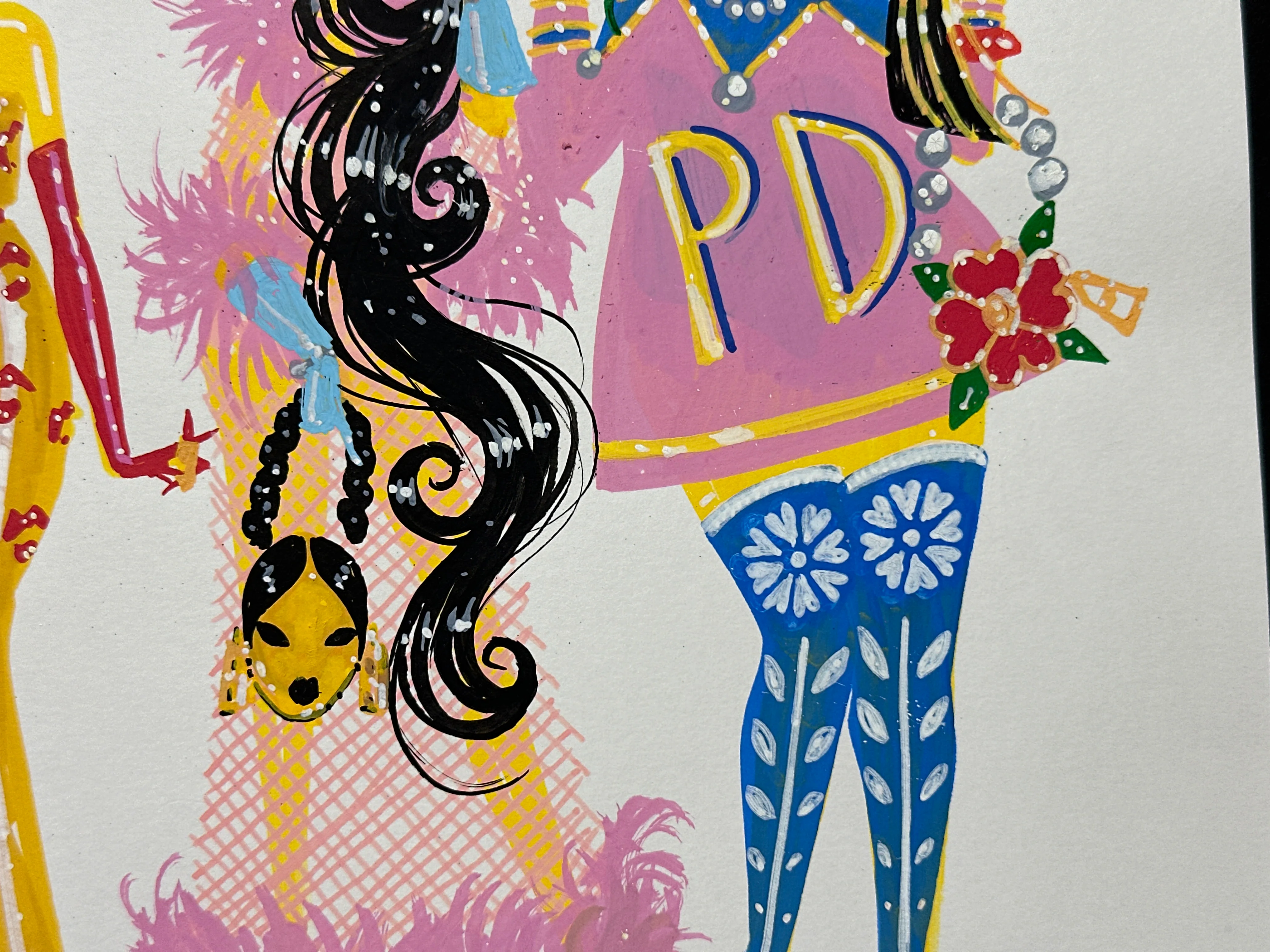 "Pidgin Doll Charms" Original Illustration - Image 10