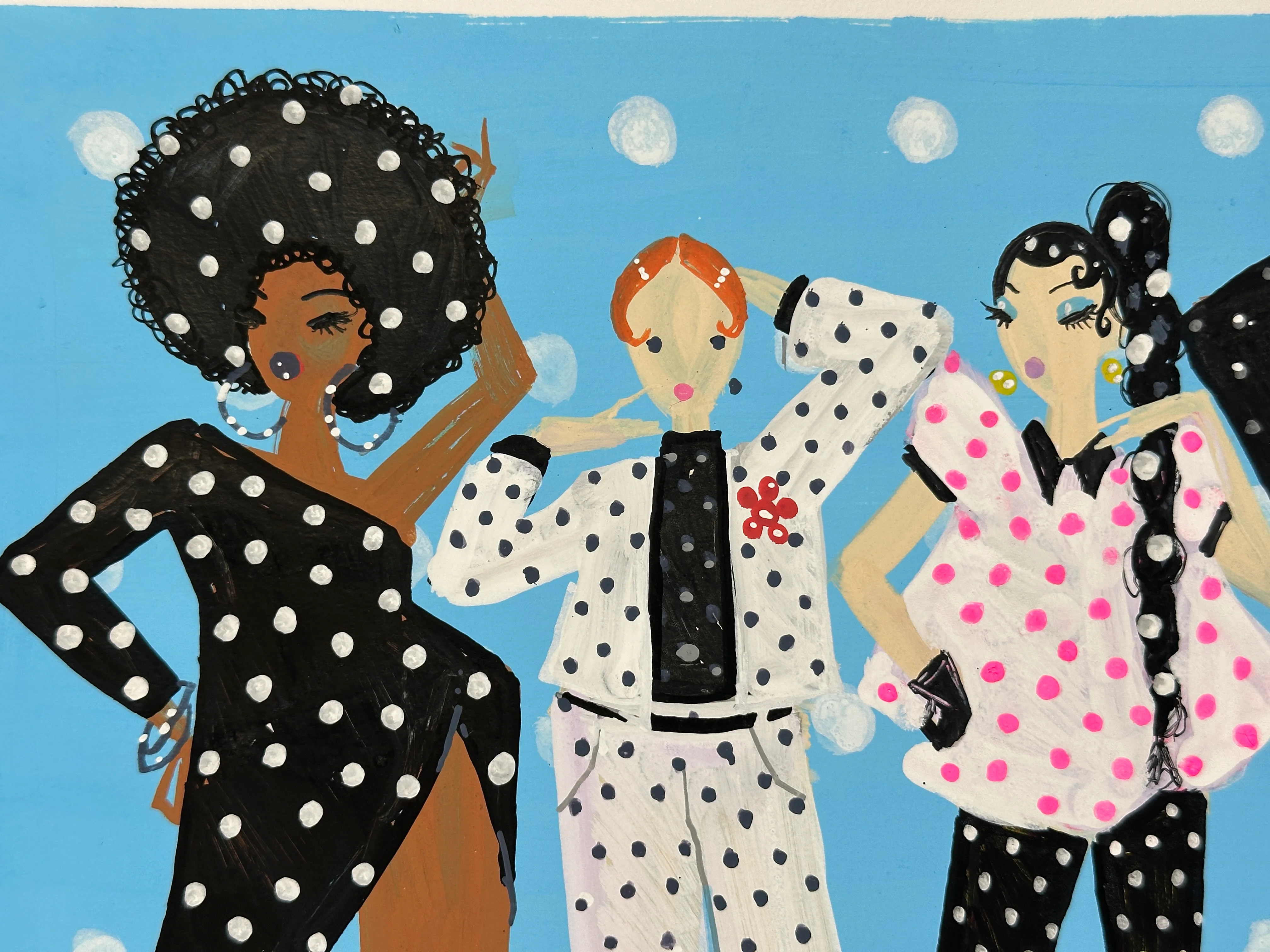 "Polka Dots" Original Illustration - Image 4