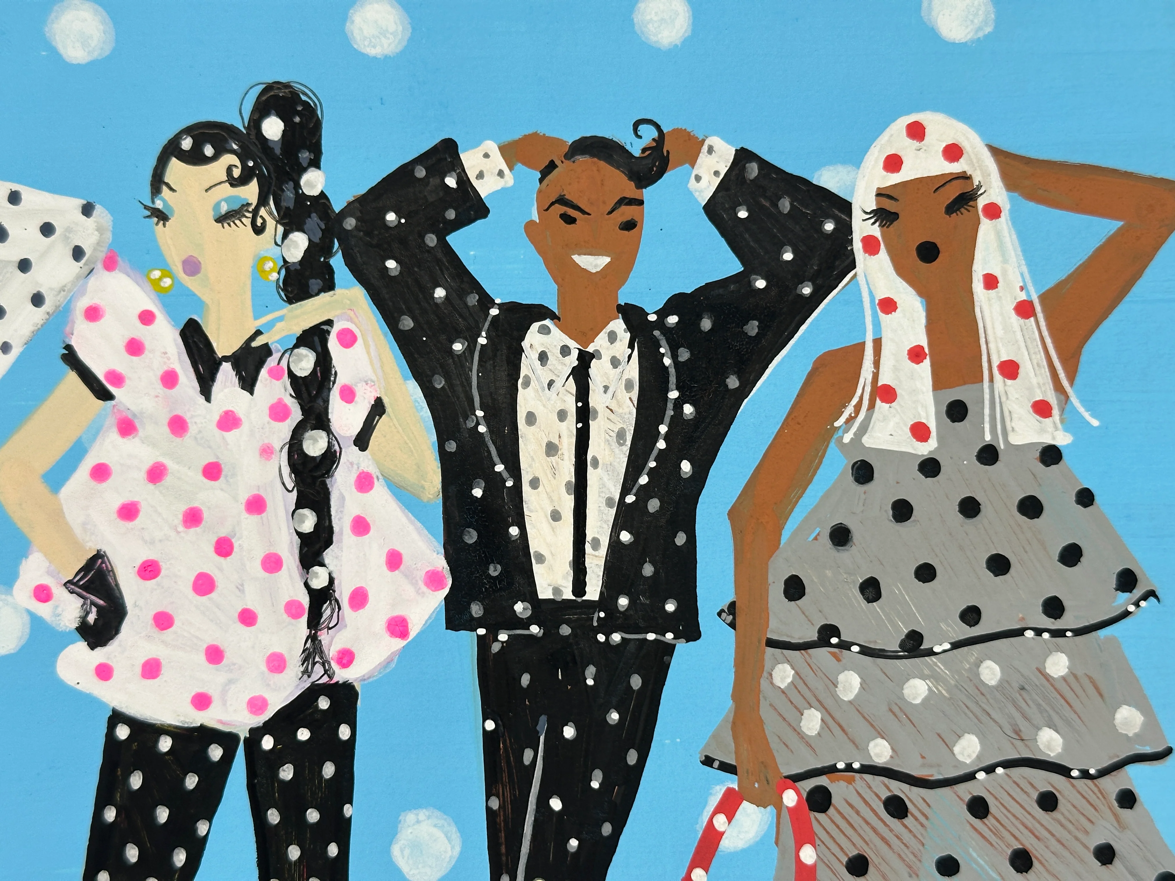 "Polka Dots" Original Illustration - Image 5