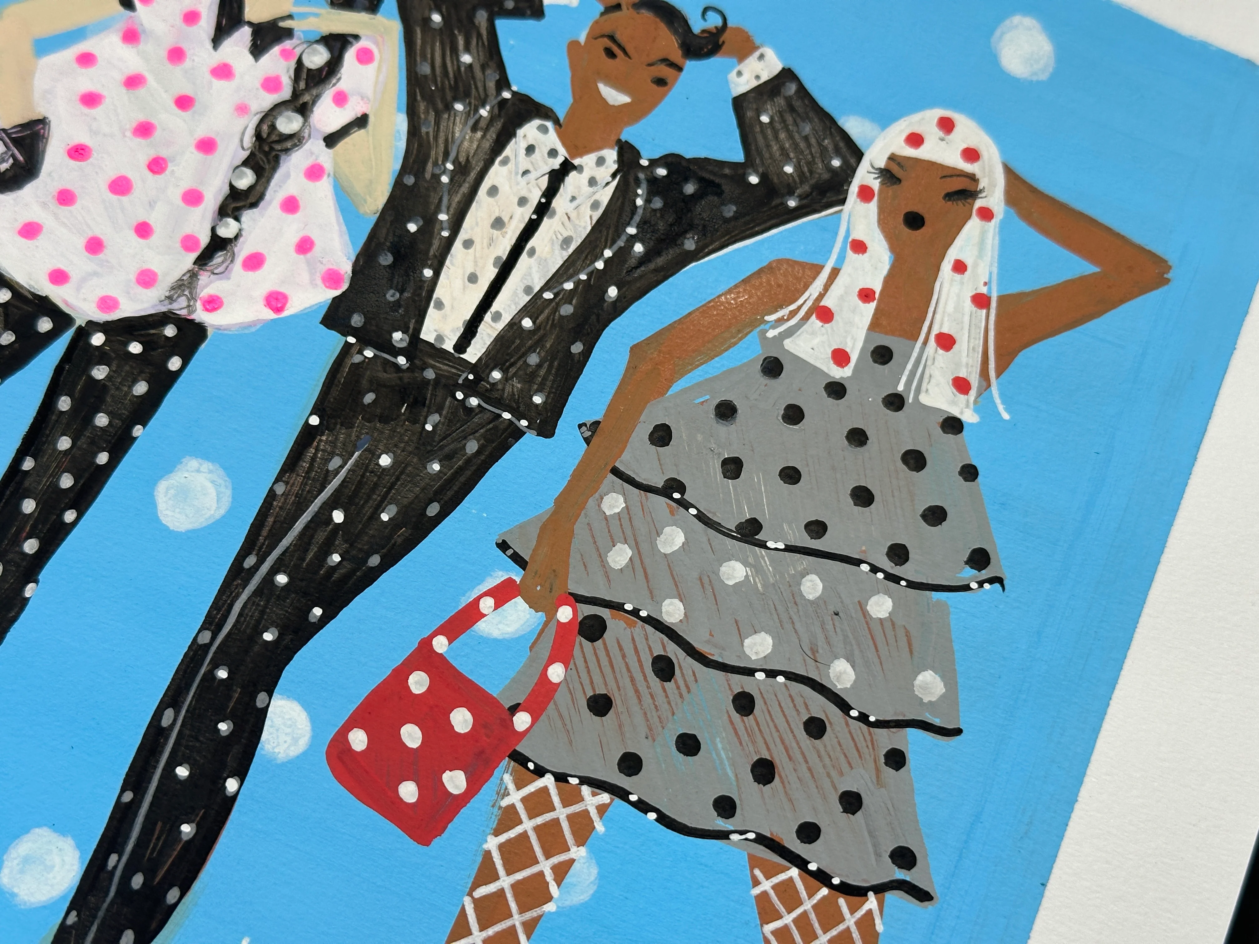 "Polka Dots" Original Illustration - Image 6