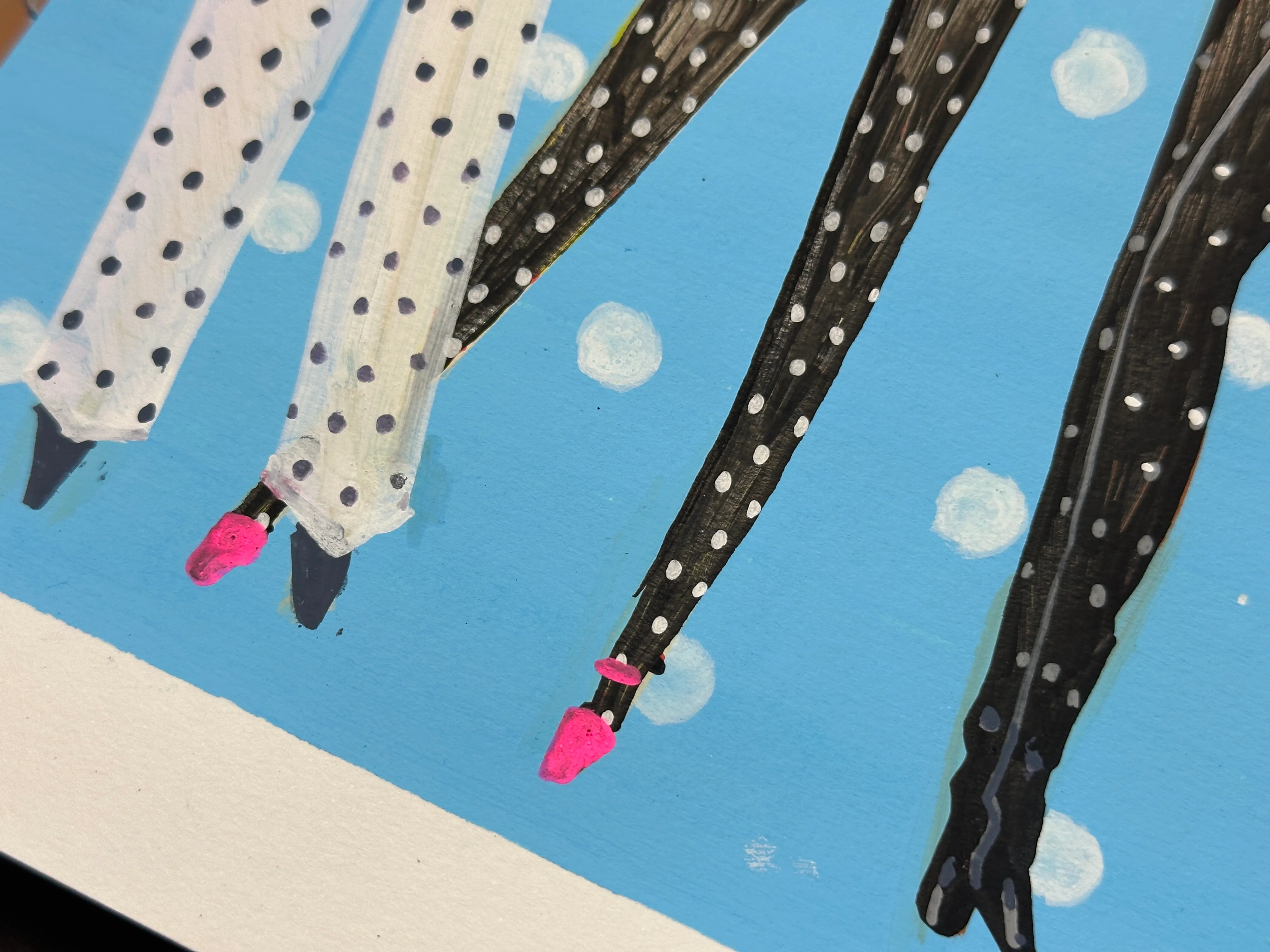 "Polka Dots" Original Illustration - Image 8