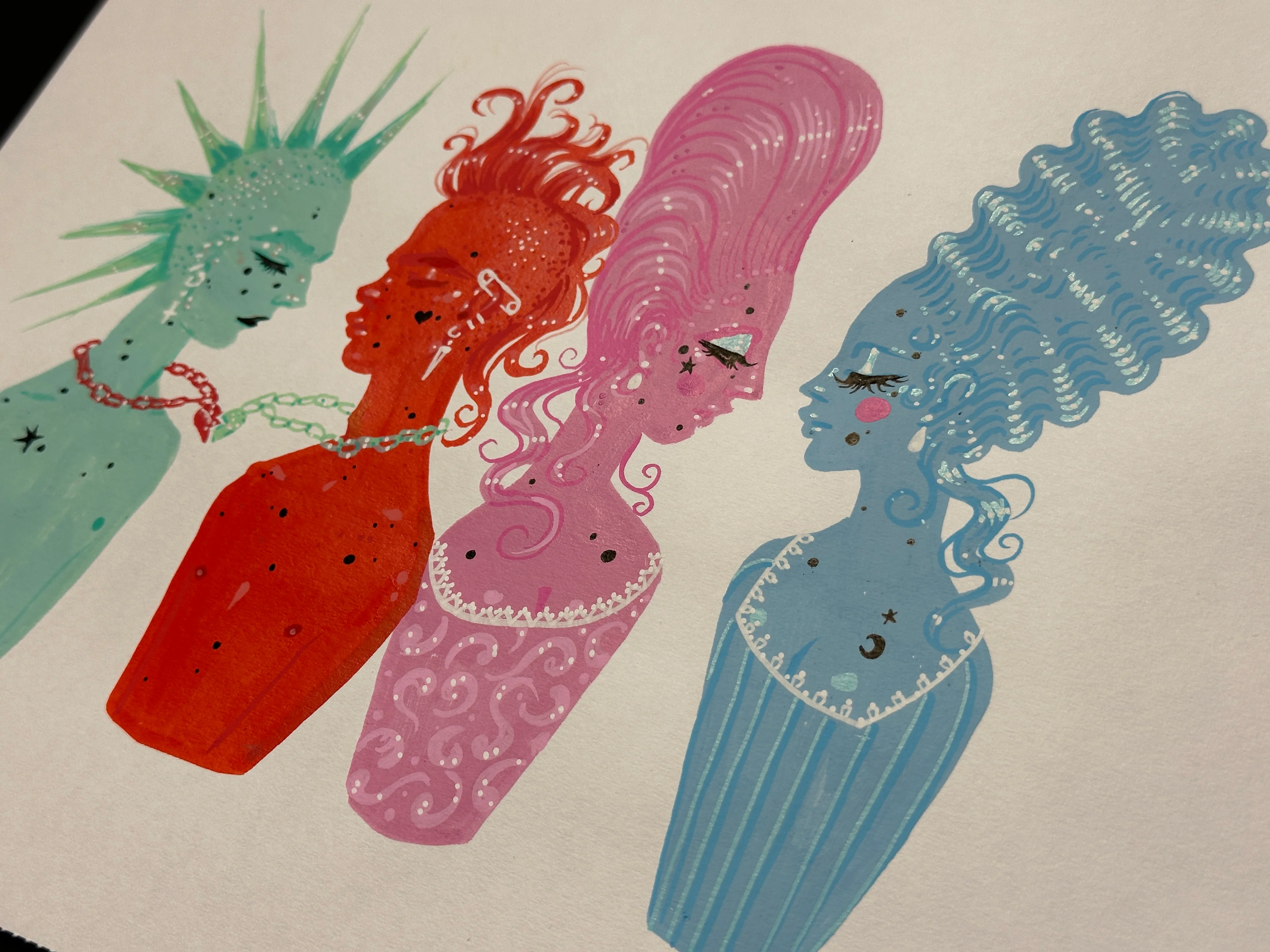 "Beauty Spots" Original Illustration - Image 3