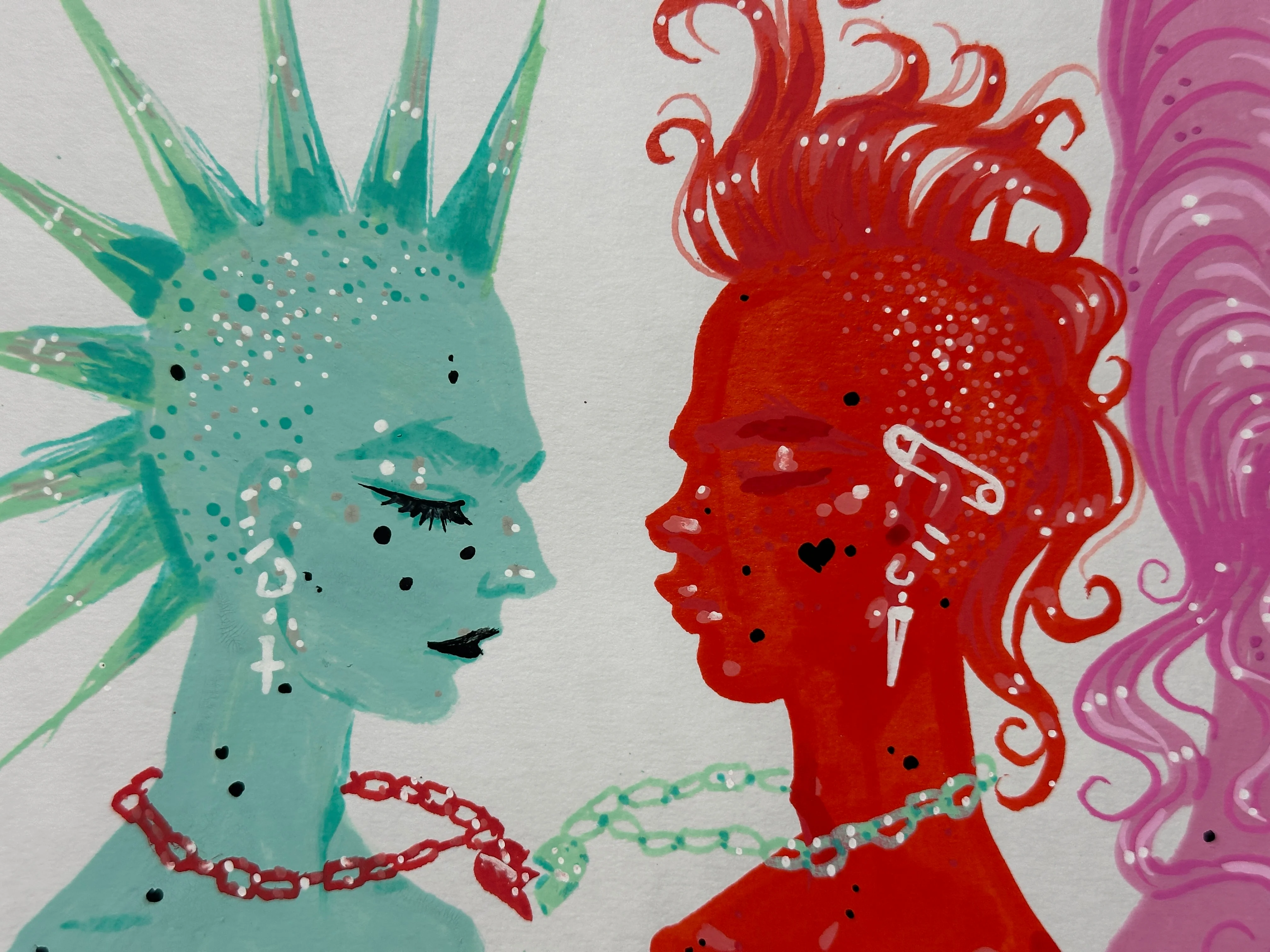 "Beauty Spots" Original Illustration - Image 4