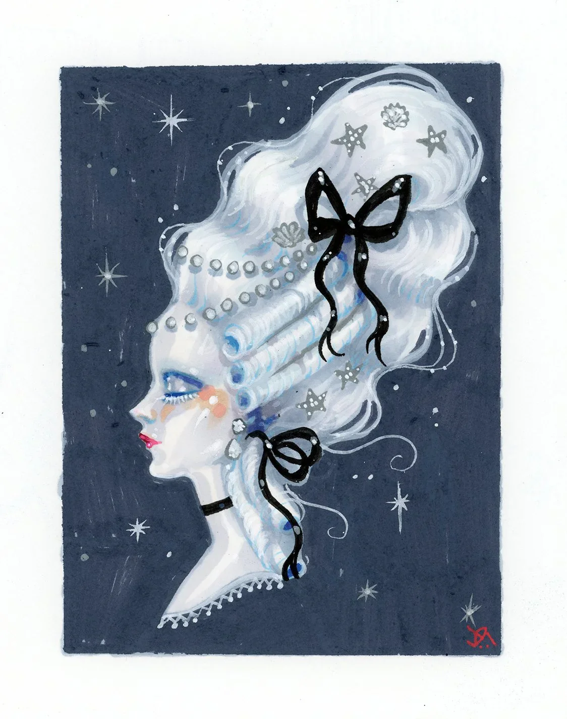 "Stars & Shells" Original Illustration