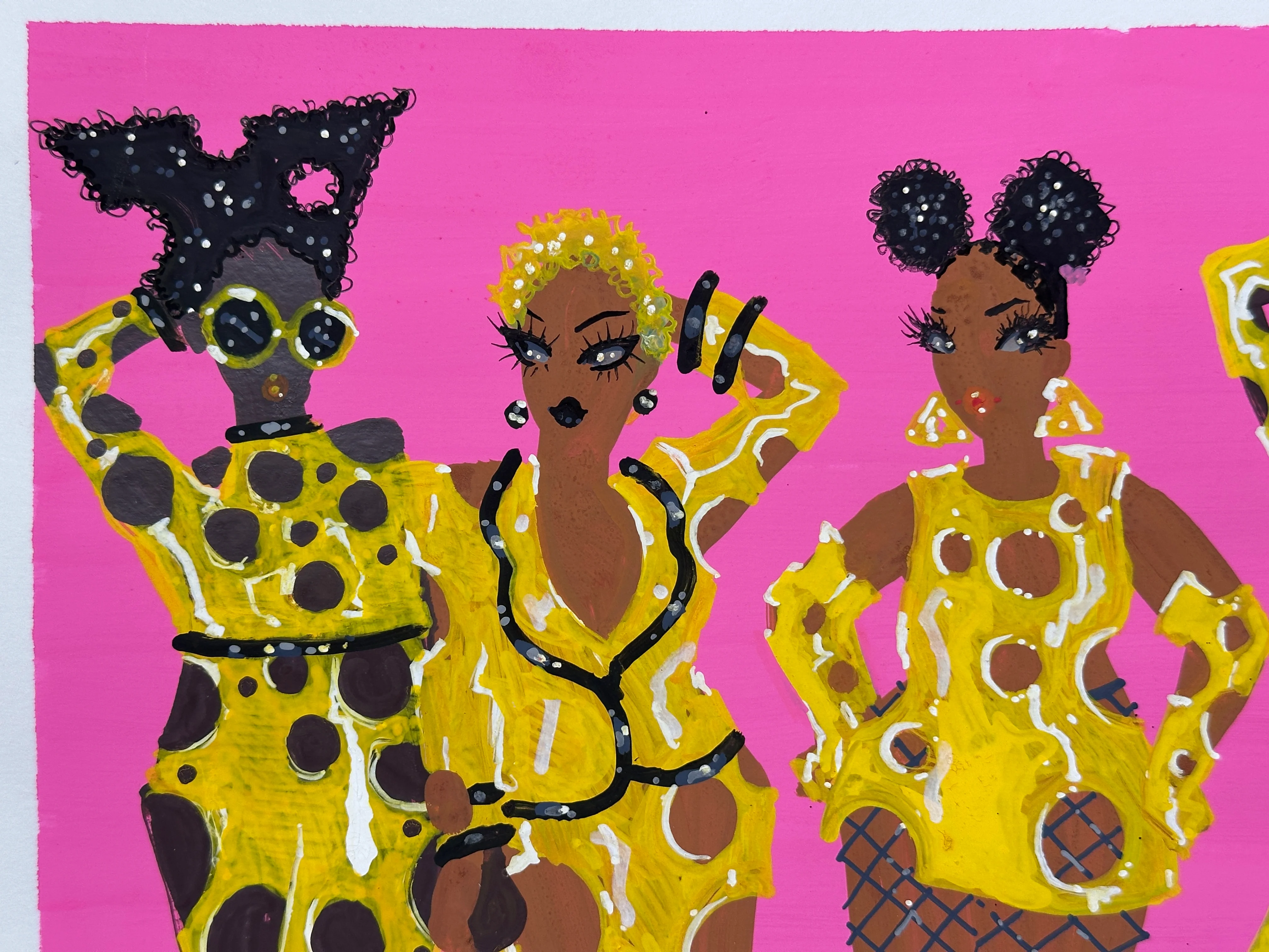 "Swiss Cheese" Original Illustration - Image 4