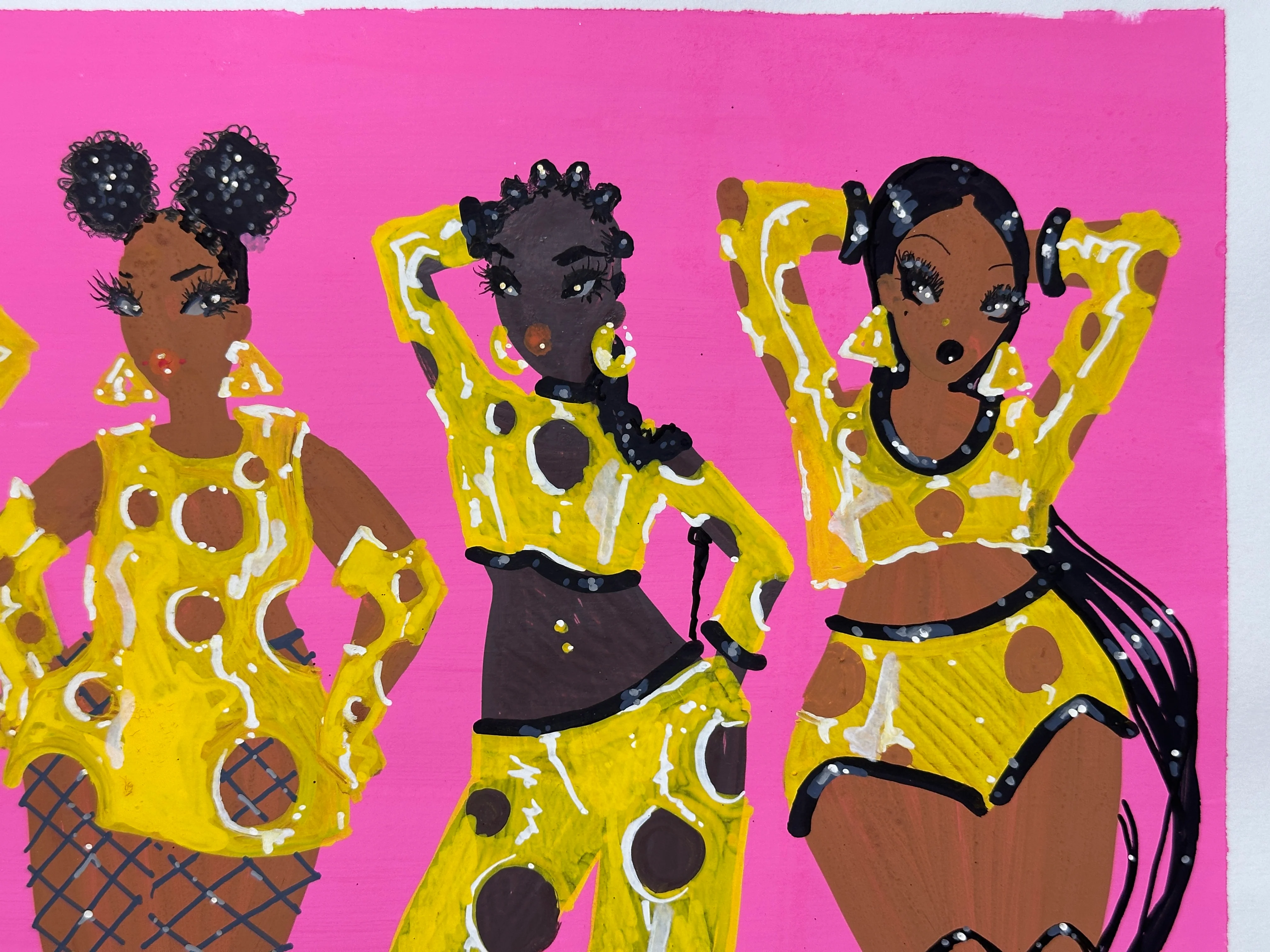 "Swiss Cheese" Original Illustration - Image 5