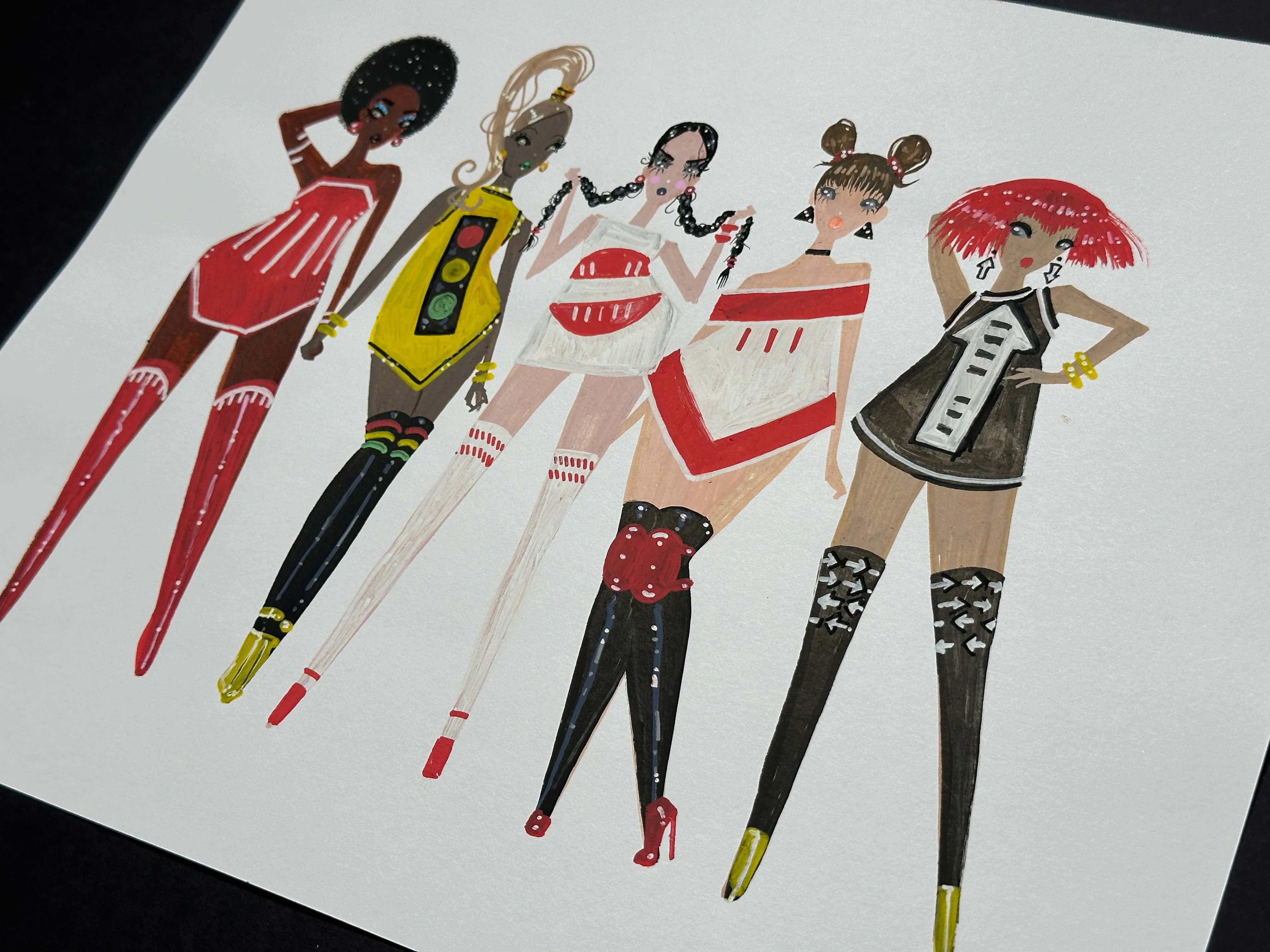 "Traffic Signs" Original Illustration - Image 3